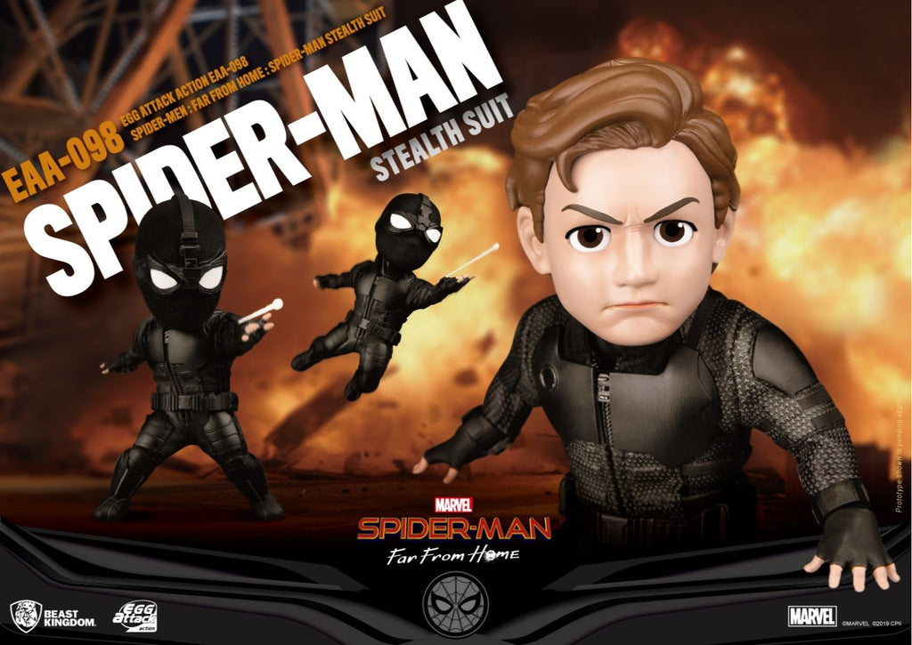 Figura Spider-Man Stealth Suit - Spider-Man: Far From Home - Egg Attack - Beast Kingdom