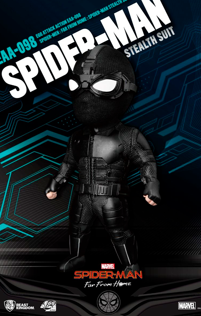 Figura Spider-Man Stealth Suit - Spider-Man: Far From Home - Egg Attack - Beast Kingdom