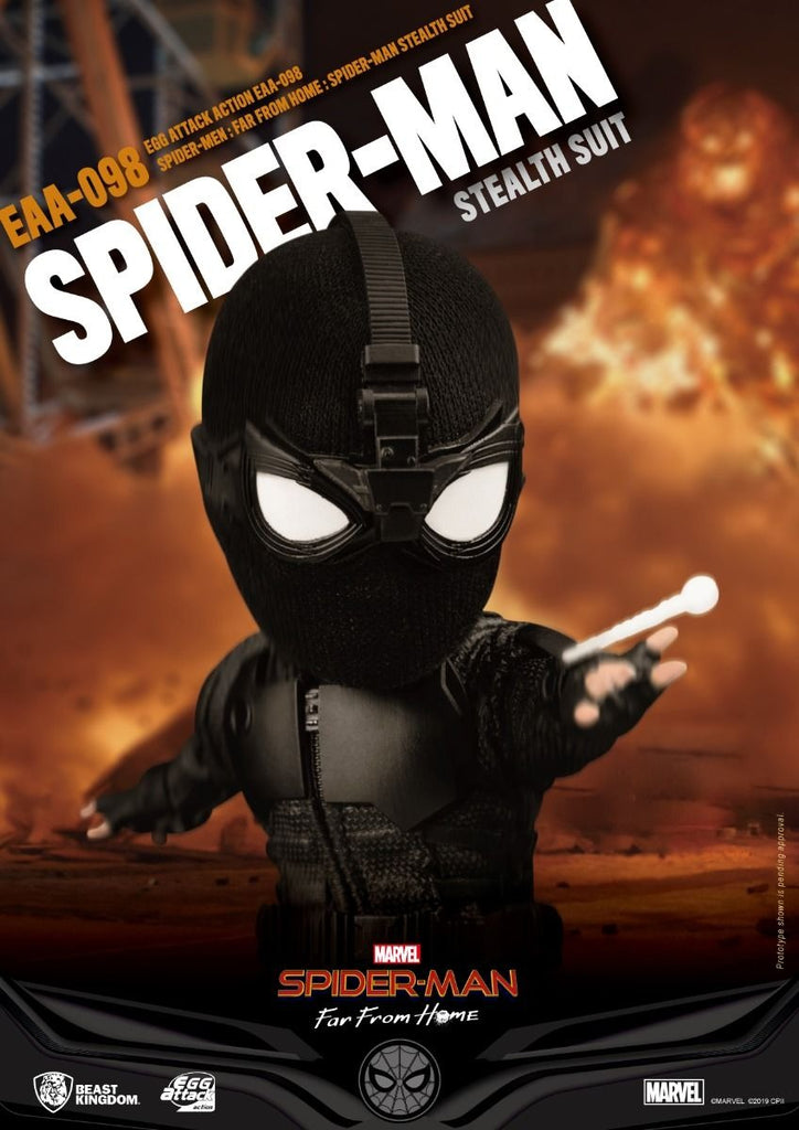 Figura Spider-Man Stealth Suit - Spider-Man: Far From Home - Egg Attack - Beast Kingdom