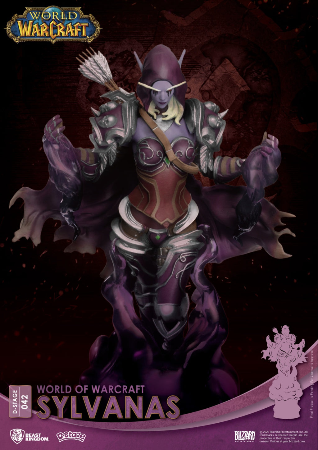 Estátua Sylvanas Windrunner - WarCraft - D-Stage - Beast Kingdom