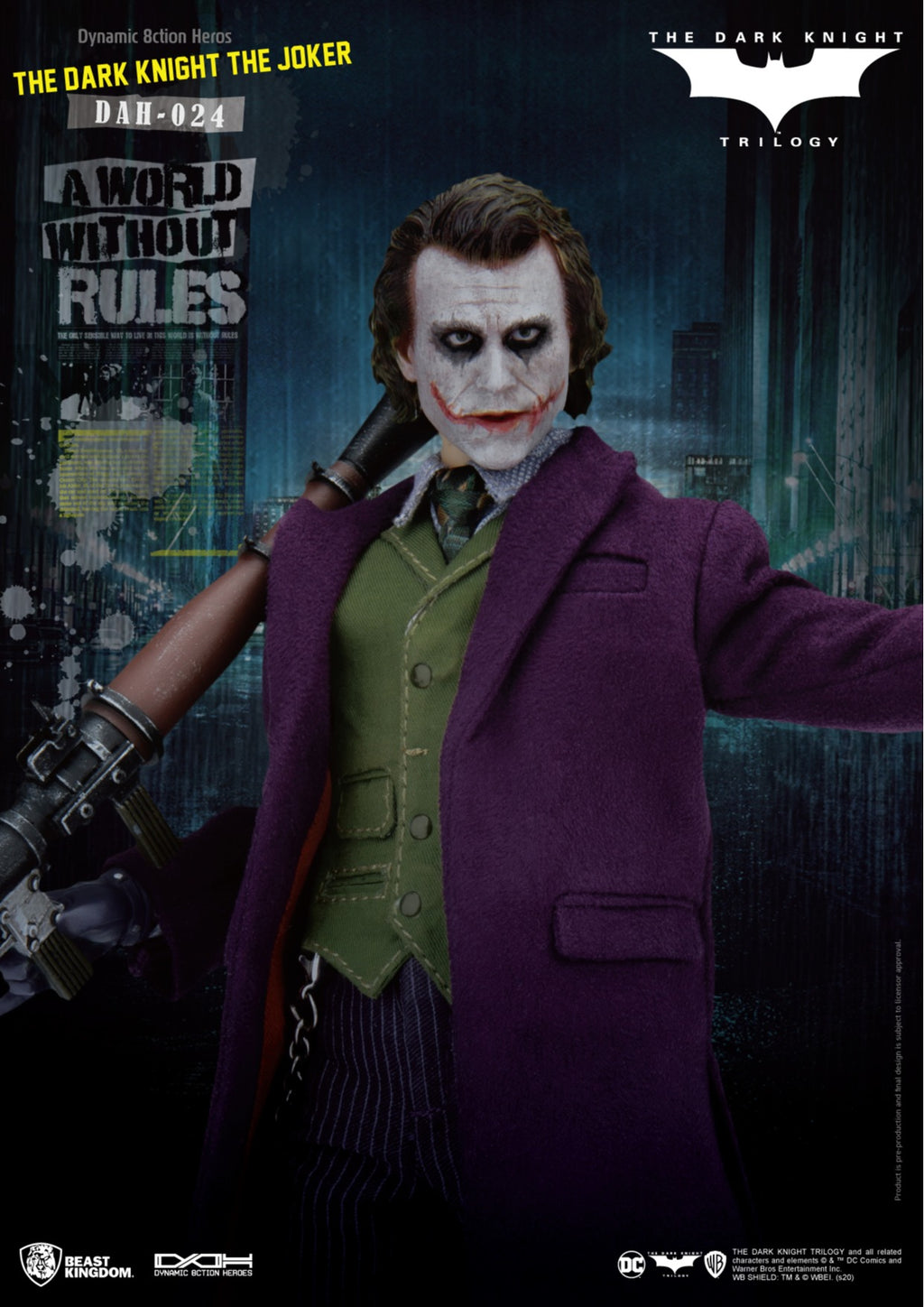 Figura The Joker - Batman: The Dark Knight - 1/9 DAH - Beast Kingdom