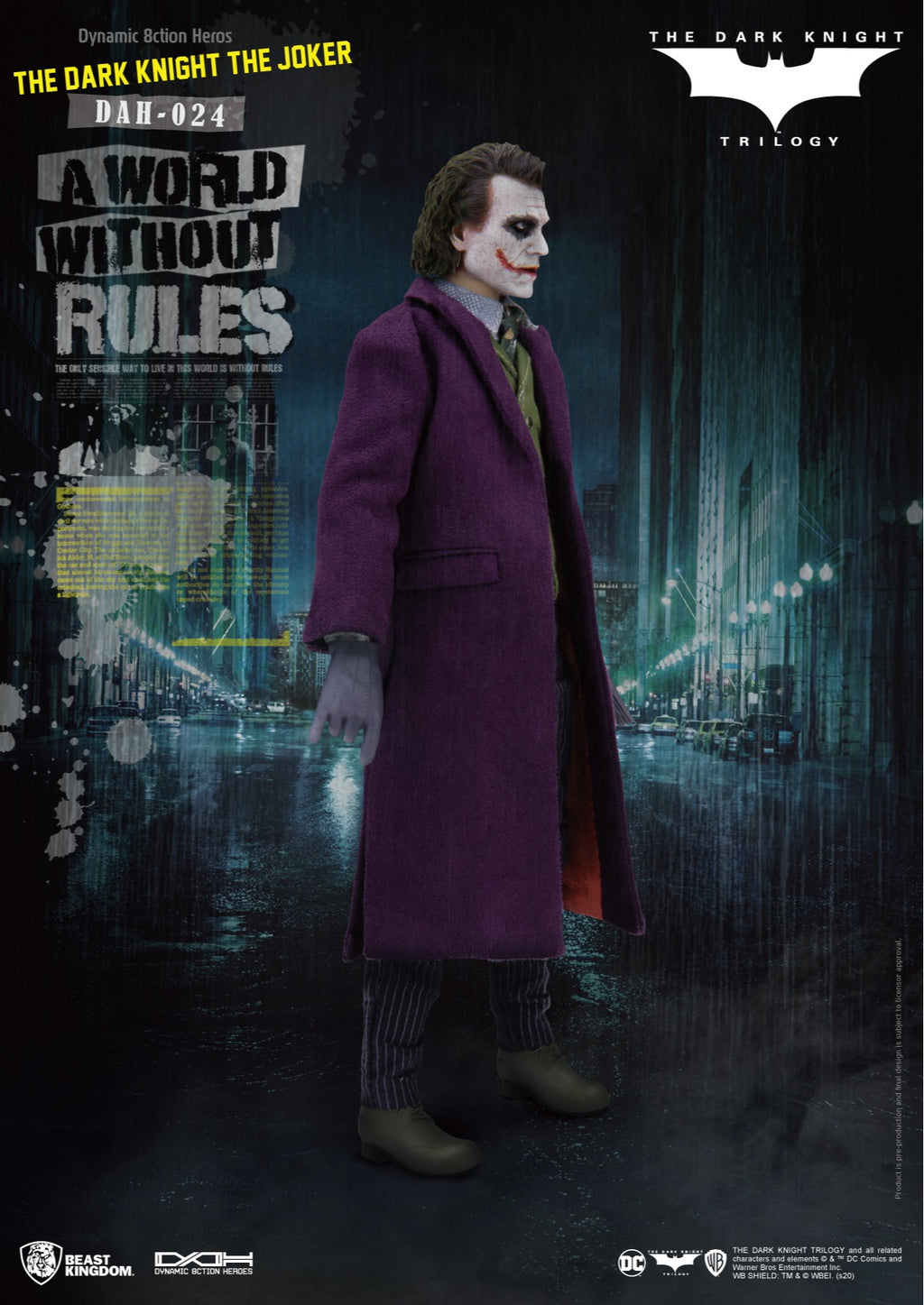 Figura The Joker - Batman: The Dark Knight - 1/9 DAH - Beast Kingdom