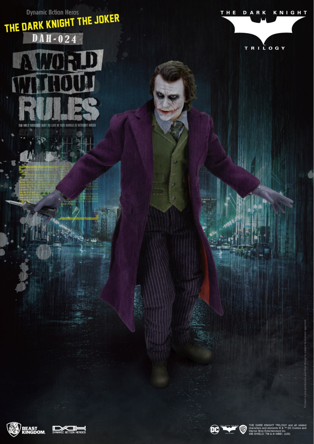 Figura The Joker - Batman: The Dark Knight - 1/9 DAH - Beast Kingdom