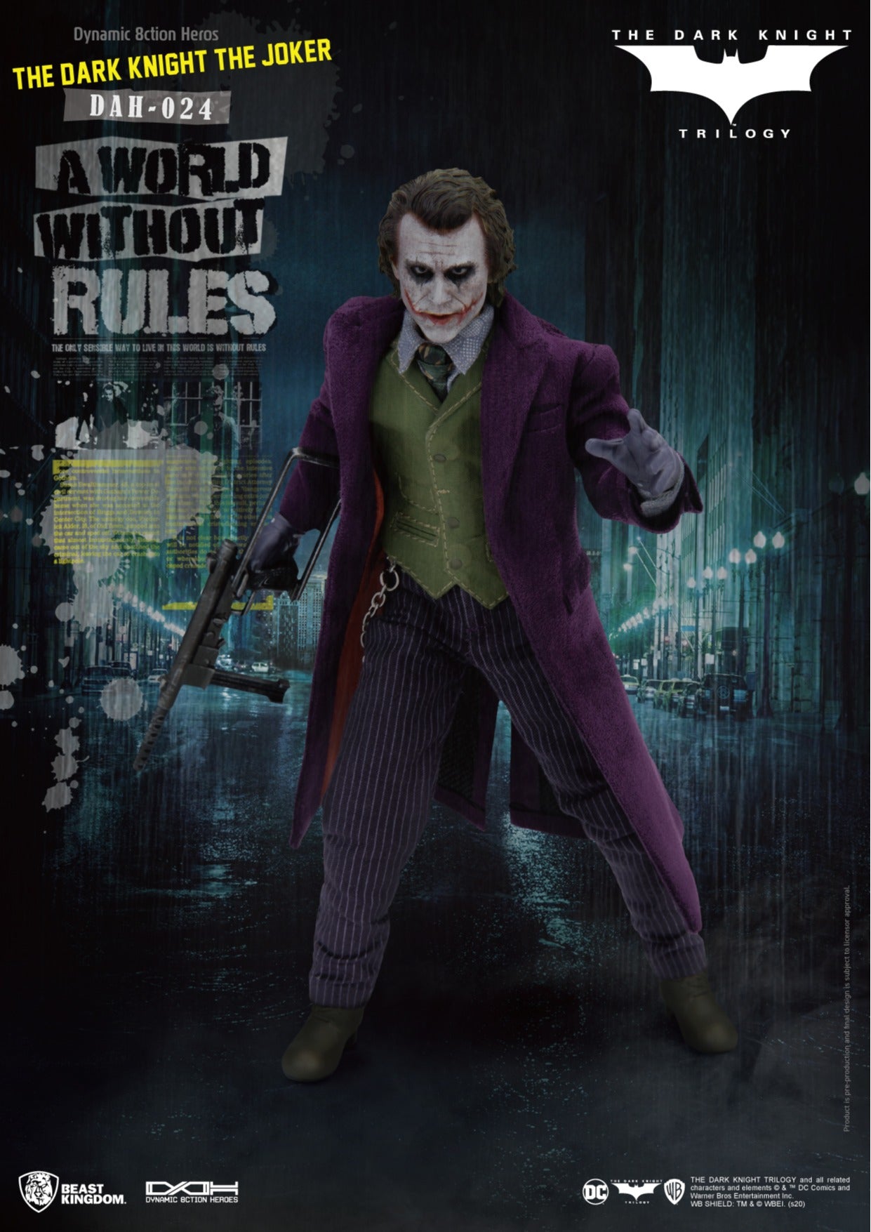 Figura The Joker - Batman: The Dark Knight - 1/9 DAH - Beast