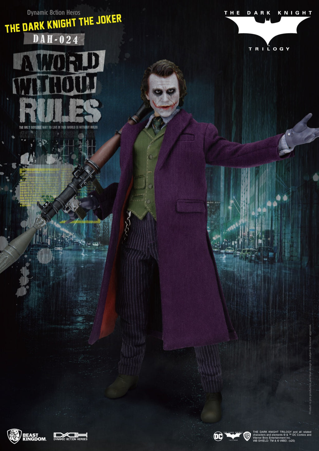 Figura The Joker - Batman: The Dark Knight - 1/9 DAH - Beast Kingdom