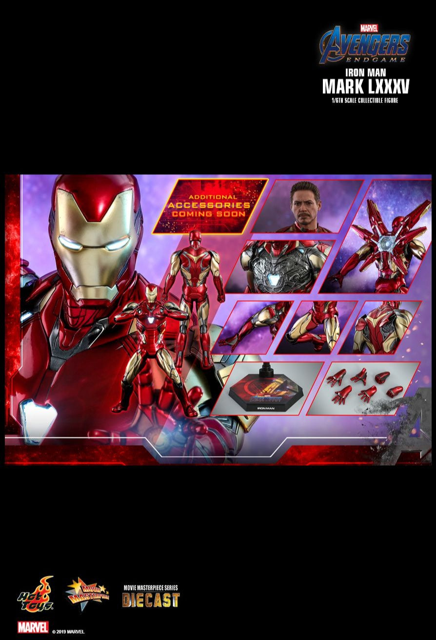 MARK LXXXV アイアンマン・マーク85 DIECAST 1/6スケール ムービー・マスターピースDIECAST 1/6 アイアンマン マーク85 ダメージ