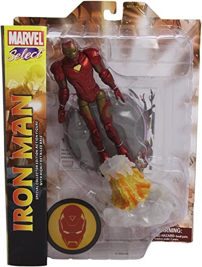Figura Iron Man - Marvel - Select - Diamond