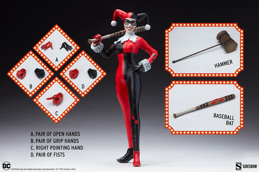 Figura Harley Quinn - DC Comics - 1/6 Figure - Sideshow
