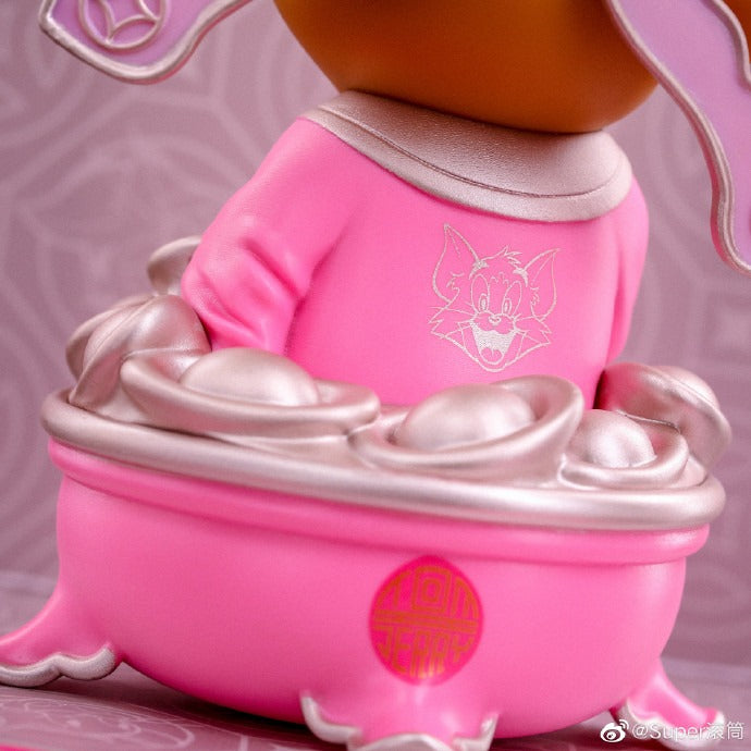 Estátua Jerry Mouse God of Wealth Pink Ver - Tom and Jerry - Soap Studio
