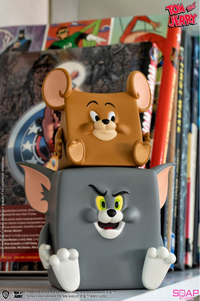 Estátua Tom and Jerry Action Mishap - Tom and Jerry - Soap Studio