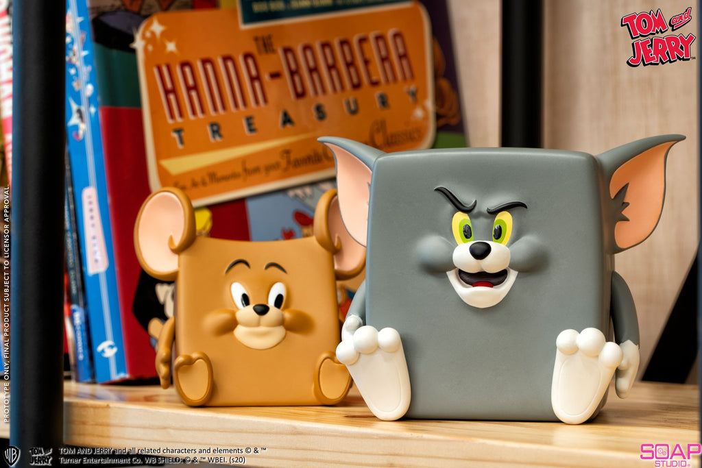 Estátua Tom and Jerry Action Mishap - Tom and Jerry - Soap Studio