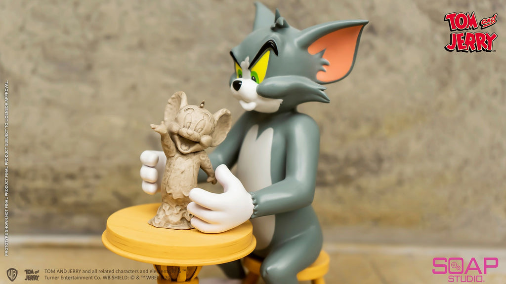 Estátua Tom and Jerry The Sculptor - Tom and Jerry - Soap Studio