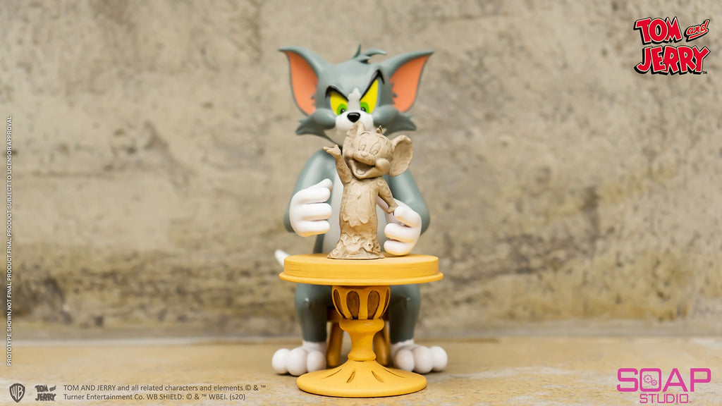 Estátua Tom and Jerry The Sculptor - Tom and Jerry - Soap Studio
