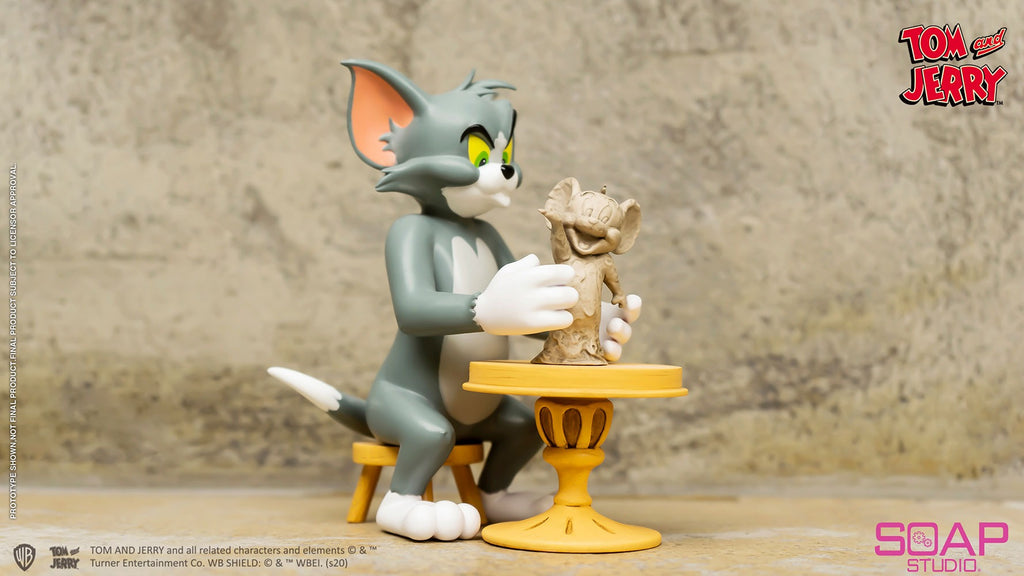 Estátua Tom and Jerry The Sculptor - Tom and Jerry - Soap Studio