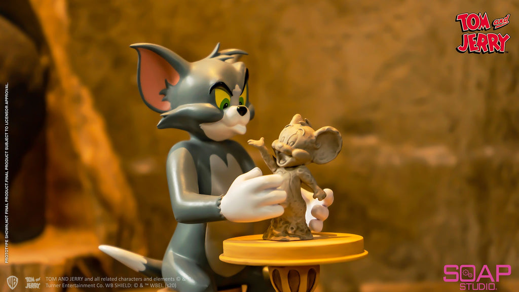 Estátua Tom and Jerry The Sculptor - Tom and Jerry - Soap Studio