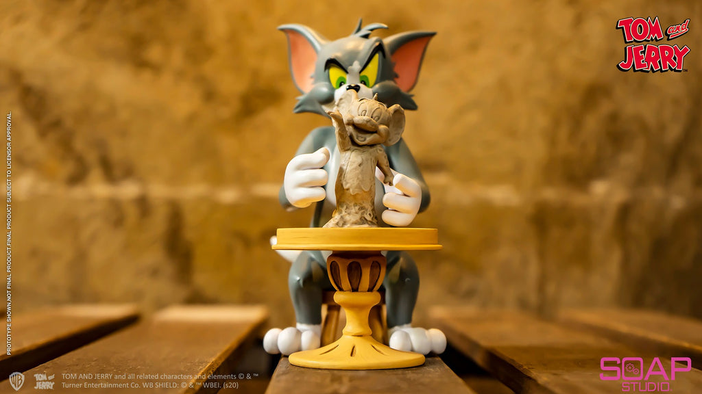 Estátua Tom and Jerry The Sculptor - Tom and Jerry - Soap Studio