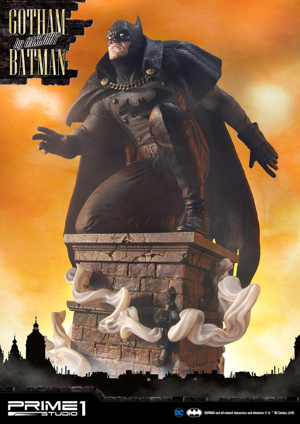 Estátua Batman Gotham By Gaslight 1/5 EX (Black Version) - Batman: Arkham Origins - Concept Masterline - Prime 1