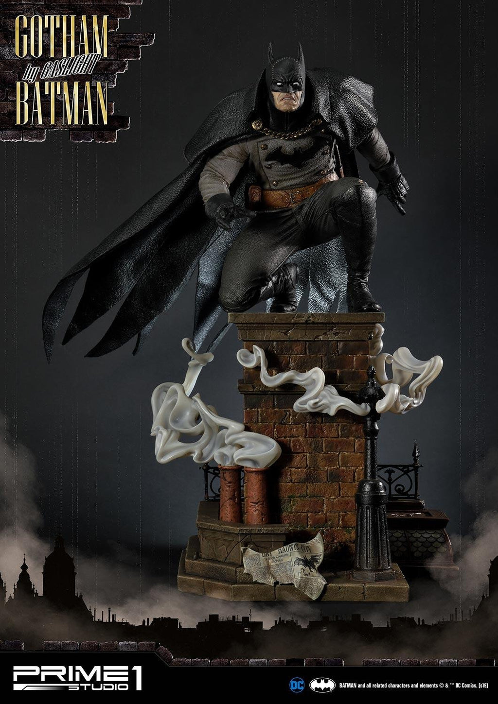 Estátua Batman Gotham By Gaslight 1/5 EX (Black Version) - Batman: Arkham Origins - Concept Masterline - Prime 1