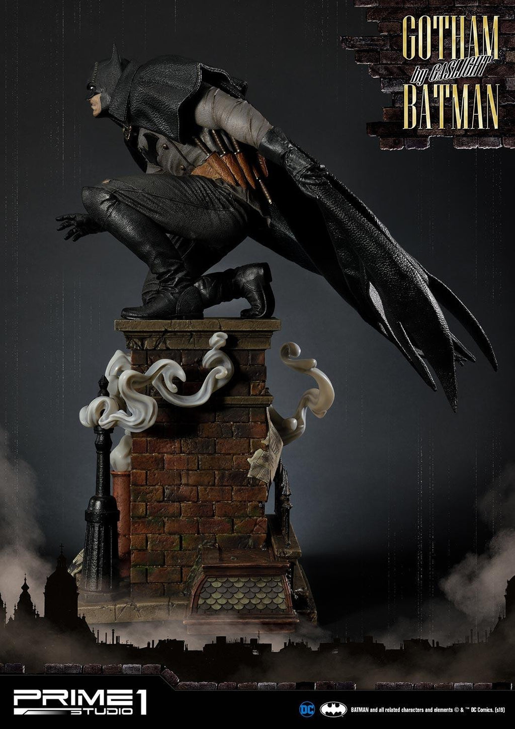Estátua Batman Gotham By Gaslight 1/5 EX (Black Version) - Batman: Arkham Origins - Concept Masterline - Prime 1