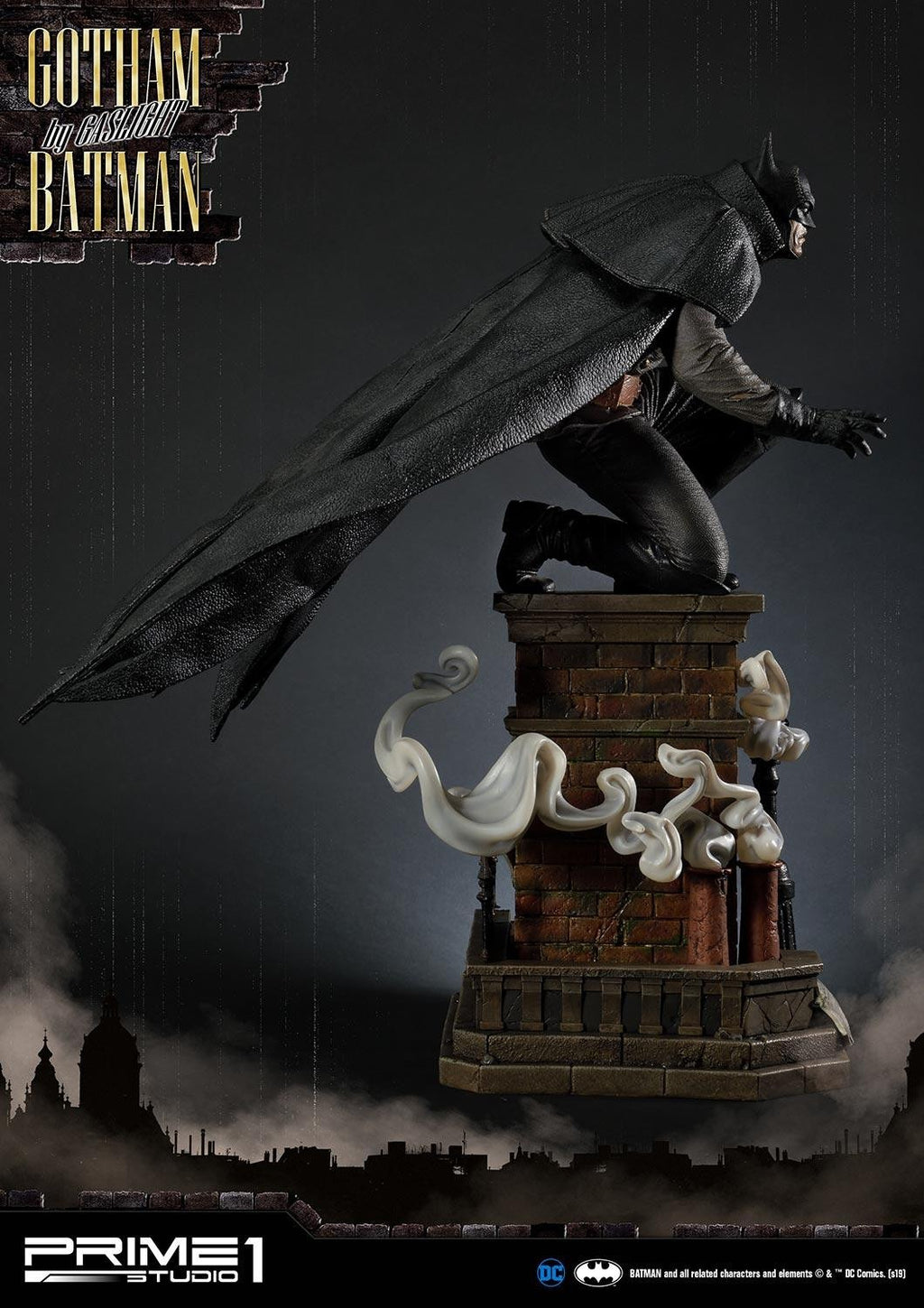 Estátua Batman Gotham By Gaslight 1/5 EX (Black Version) - Batman: Arkham Origins - Concept Masterline - Prime 1