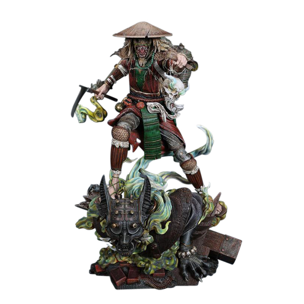 SSUR set up/グリーン ミリタリー/XL Estátua Espantalho Samurai Series - DC Comics - Premium