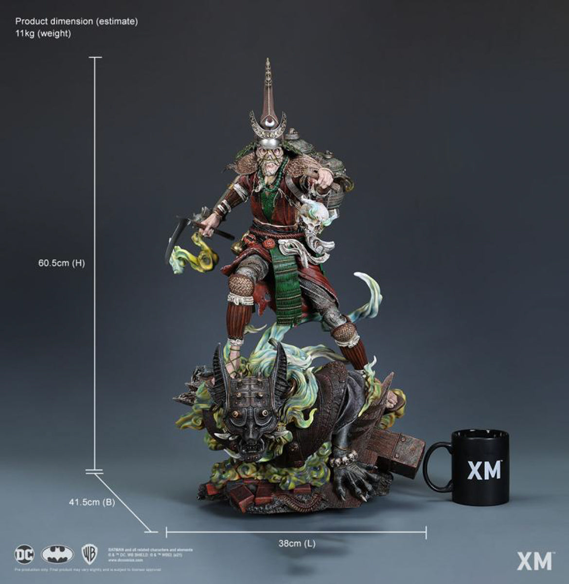 Estátua Espantalho Samurai Series - DC Comics - Premium