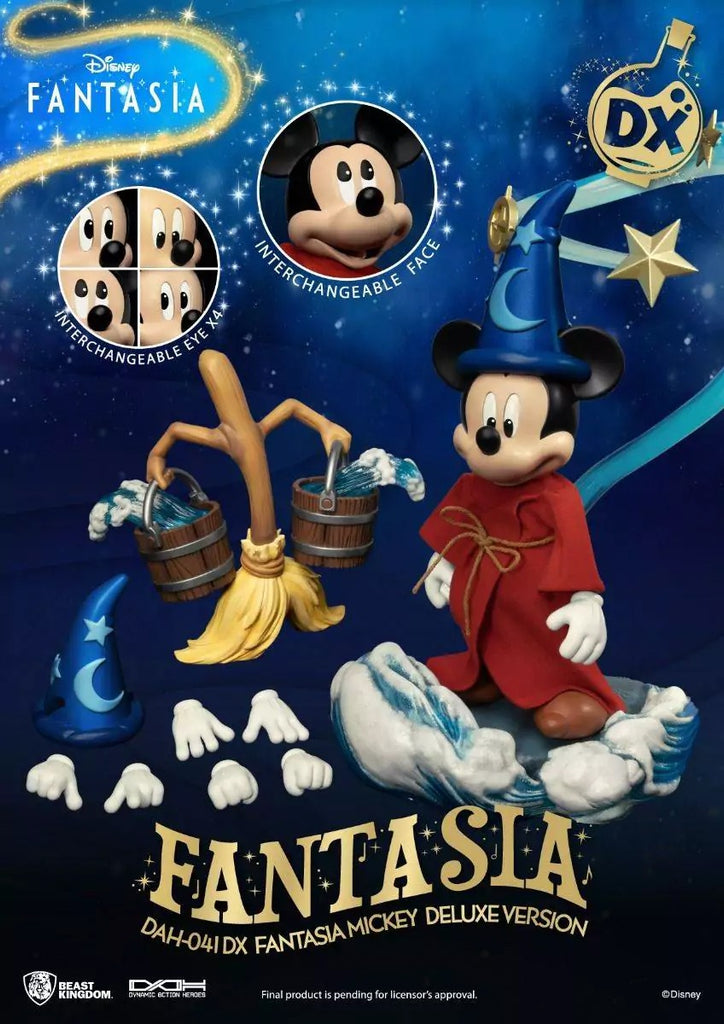 Figura Mickey Fantasia (Deluxe) - Disney Classic - Beast Kingdom