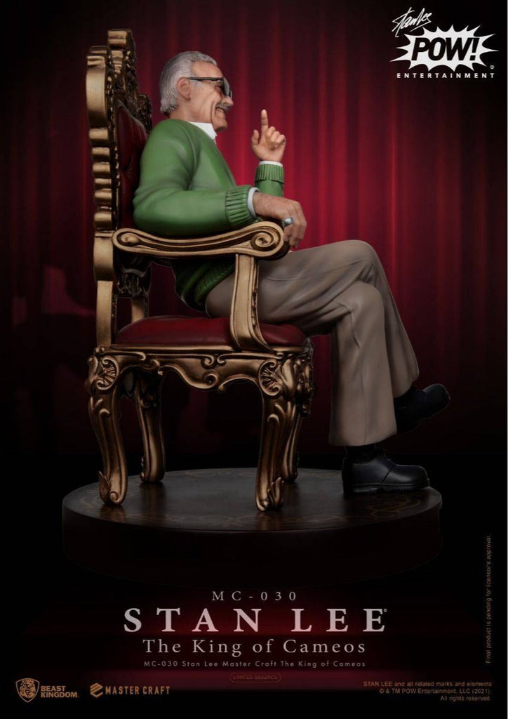 Estátua Stan Lee - The King of Cameos - Master Craft - Beast Kingdom
