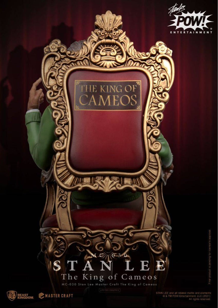 Estátua Stan Lee - The King of Cameos - Master Craft - Beast Kingdom