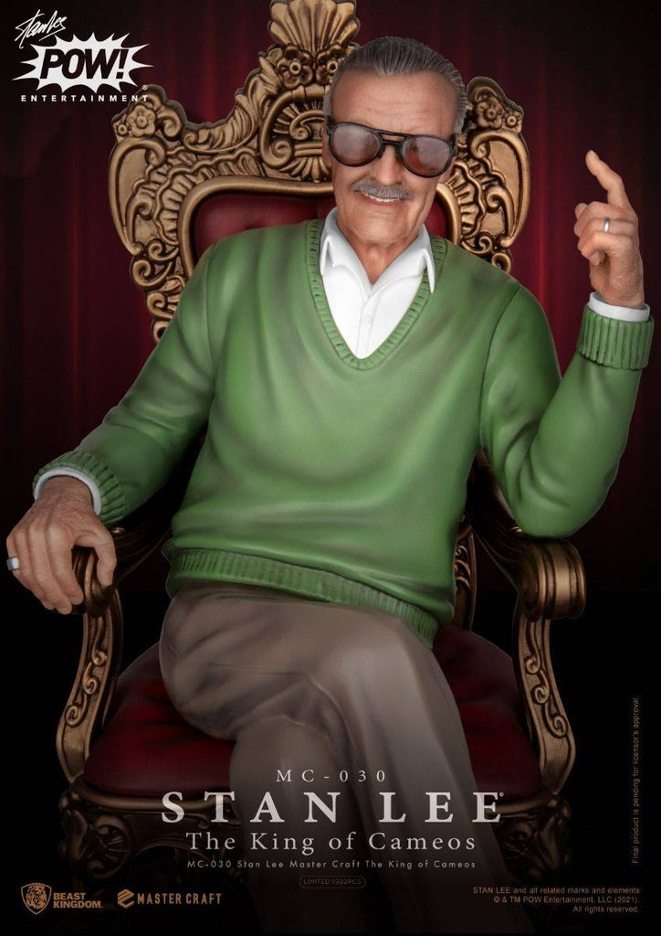 Estátua Stan Lee - The King of Cameos - Master Craft - Beast Kingdom