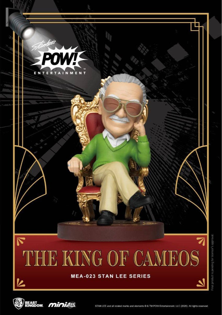 Estátua Stan Lee The King of Cameos - Stan Lee Series - Mini Egg Attack - Beast Kingdom