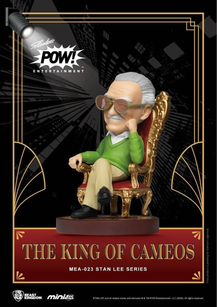 Estátua Stan Lee The King of Cameos - Stan Lee Series - Mini Egg Attack - Beast Kingdom
