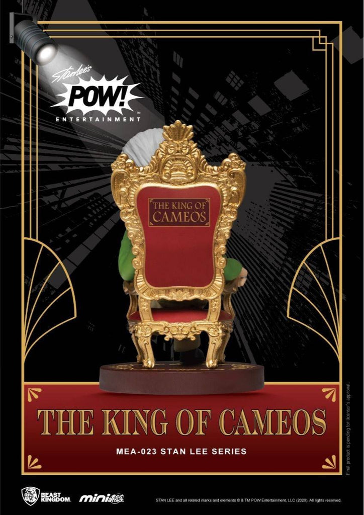 Estátua Stan Lee The King of Cameos - Stan Lee Series - Mini Egg Attack - Beast Kingdom