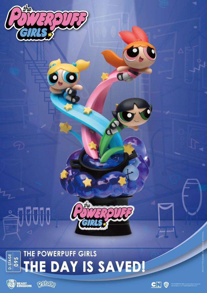 Estátua As Meninas Super Poderosas The Day is Saved Closed Box - As Meninas Super Poderosas - D-Stage - Beast Kingdom