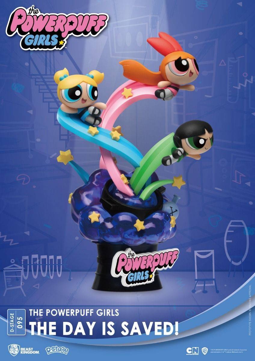 Estátua As Meninas Super Poderosas The Day is Saved Closed Box - As Meninas Super Poderosas - D-Stage - Beast Kingdom