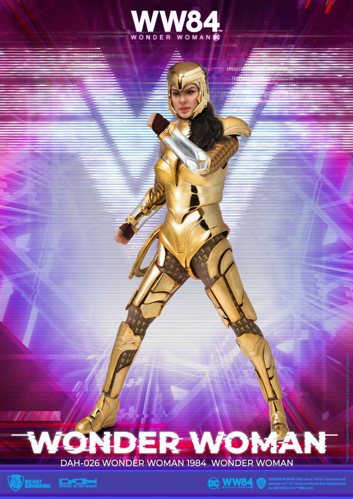 Figura Mulher Maravilha Golden Armor - Mulher Maravilha 1984 - Dynamic 8ction Heroes - Beast Kingdom