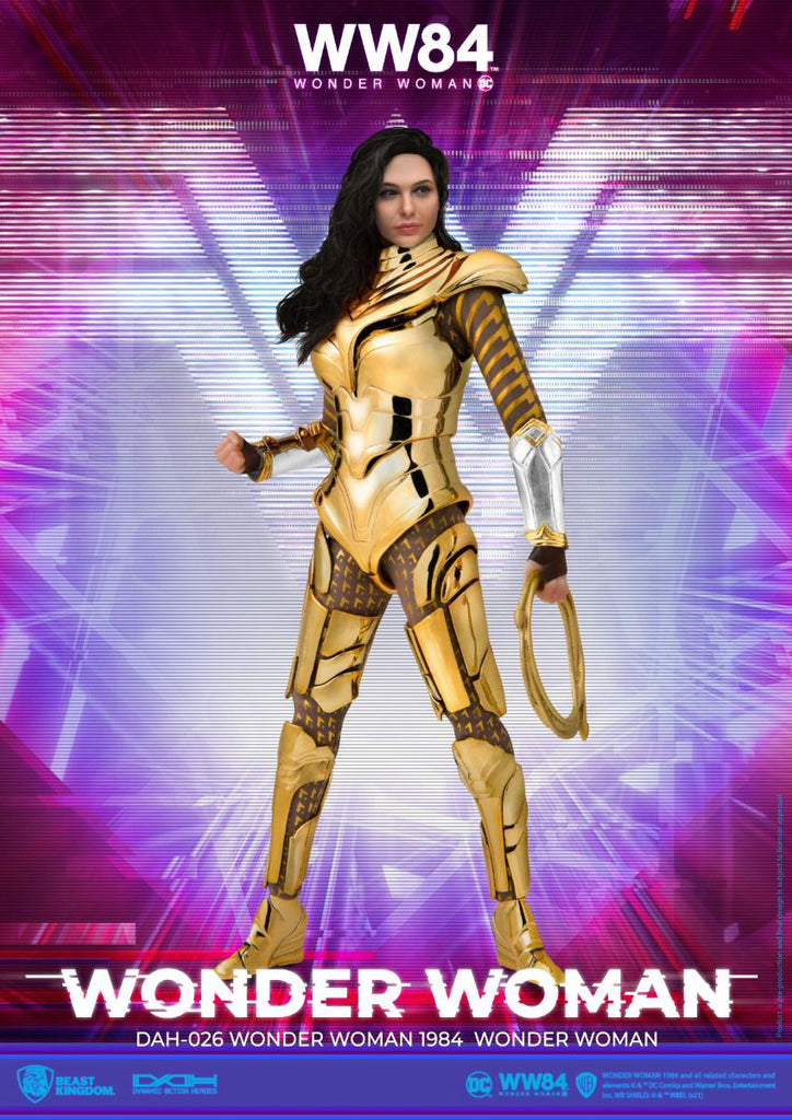 Figura Mulher Maravilha Golden Armor - Mulher Maravilha 1984 - Dynamic 8ction Heroes - Beast Kingdom