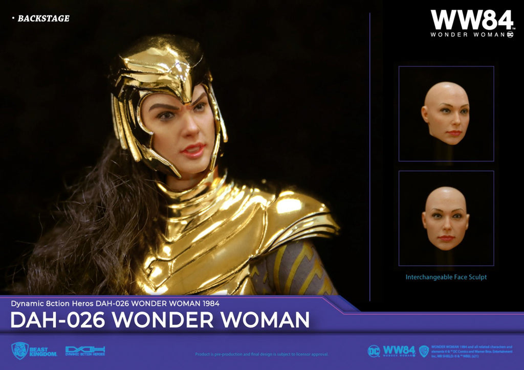 Figura Mulher Maravilha Golden Armor - Mulher Maravilha 1984 - Dynamic 8ction Heroes - Beast Kingdom
