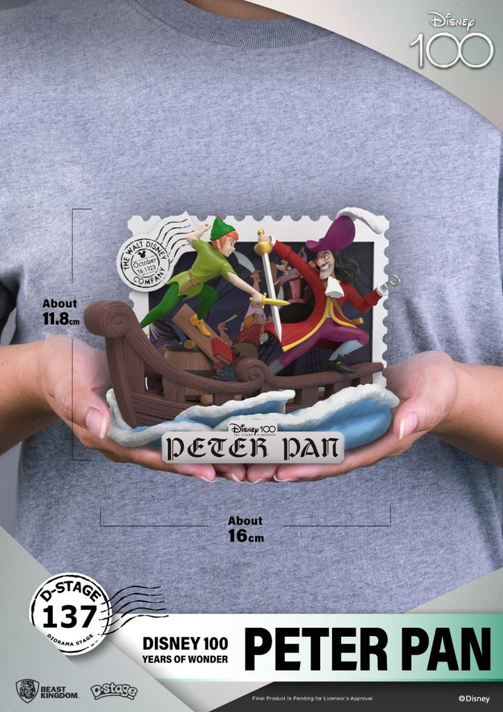 Estátua Peter Pan - Disney 100 Years - D-Stage - Beast Kingdom