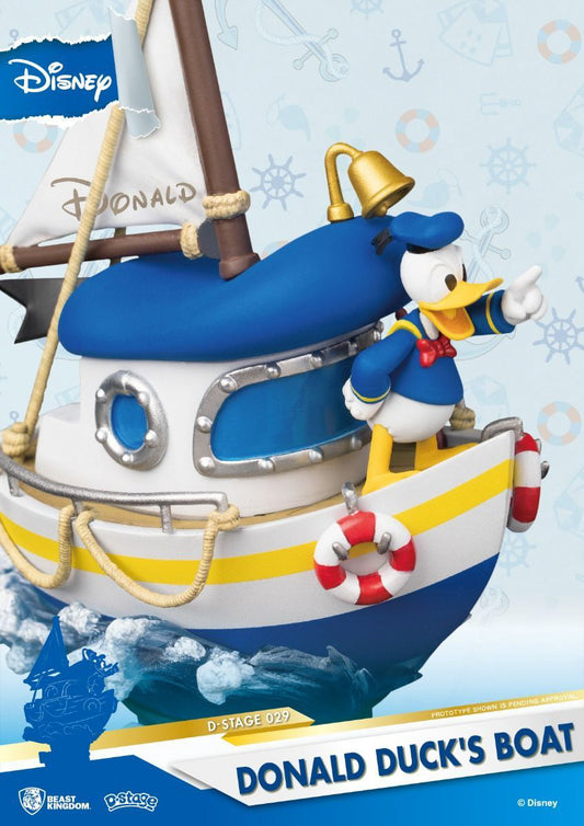 Estátua Barco Pato Donald - Disney - D-Stage - Beast Kingdom