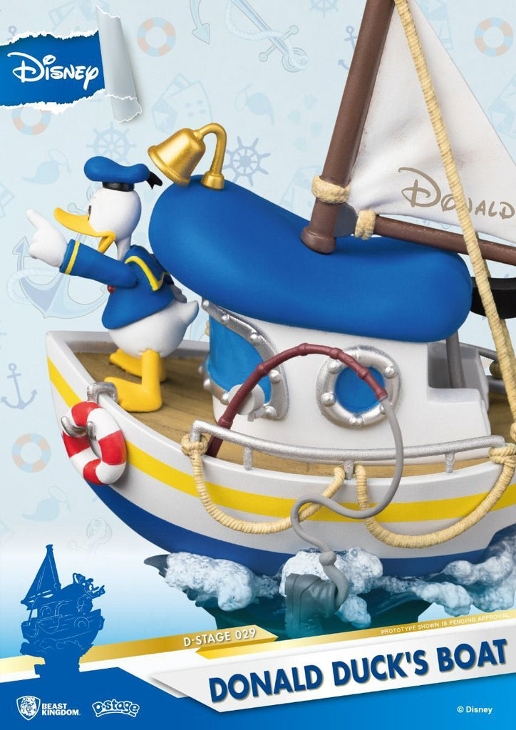 Estátua Barco Pato Donald - Disney - D-Stage - Beast Kingdom
