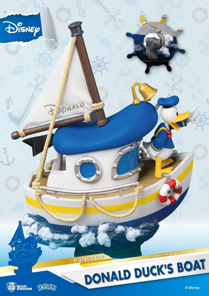 Estátua Barco Pato Donald - Disney - D-Stage - Beast Kingdom