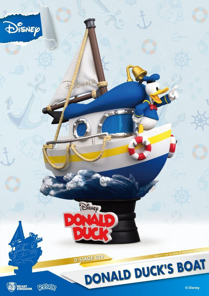 Estátua Barco Pato Donald - Disney - D-Stage - Beast Kingdom