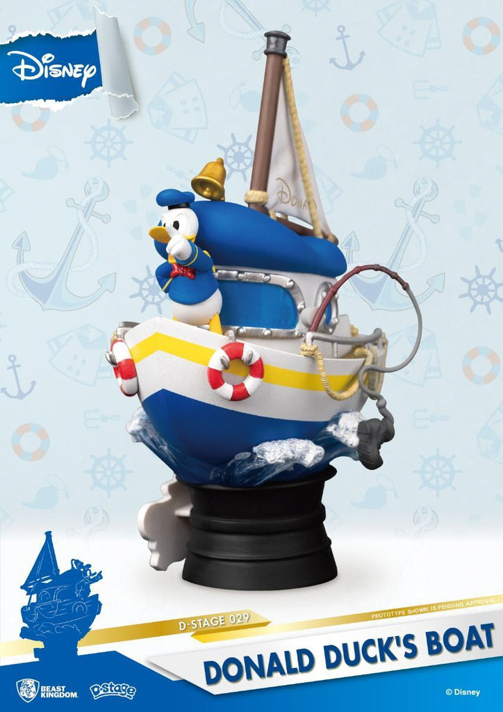 Estátua Barco Pato Donald - Disney - D-Stage - Beast Kingdom