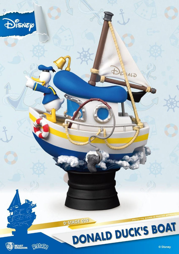Estátua Barco Pato Donald - Disney - D-Stage - Beast Kingdom