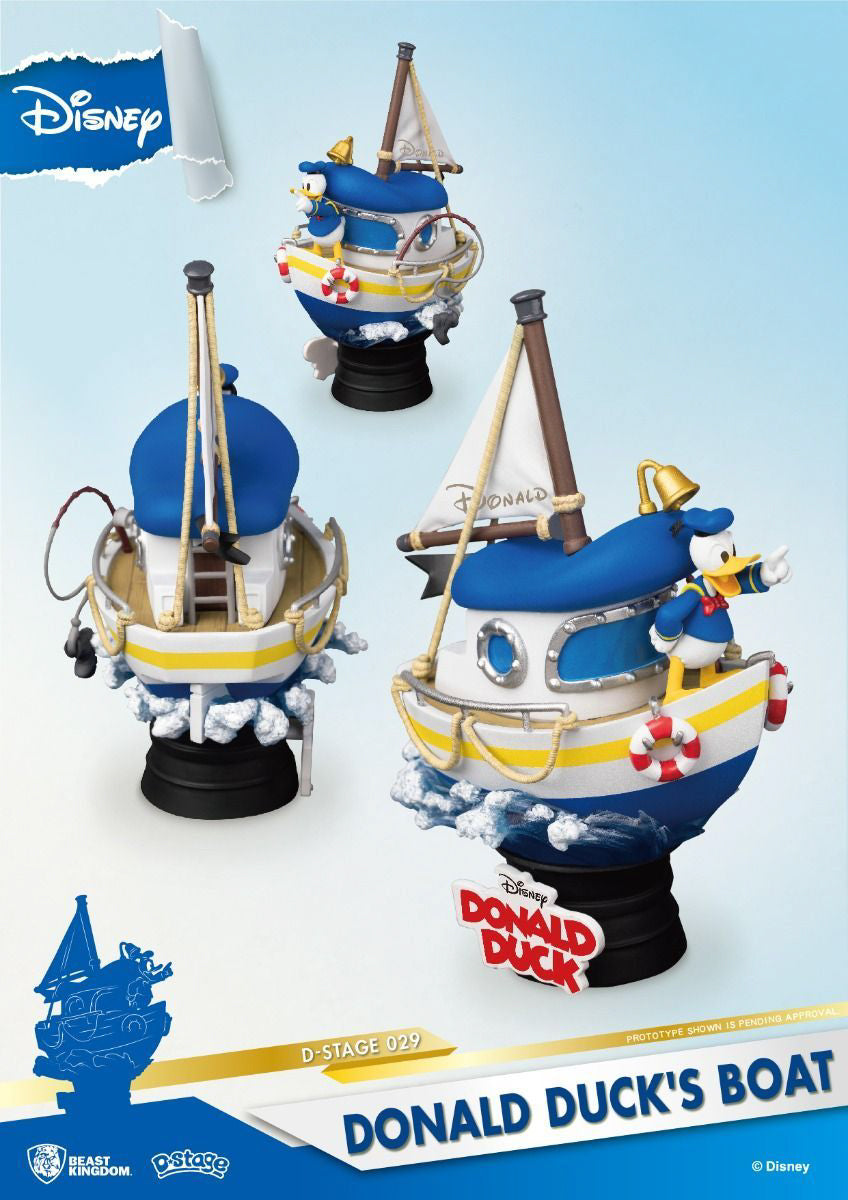 Estátua Barco Pato Donald - Disney - D-Stage - Beast Kingdom