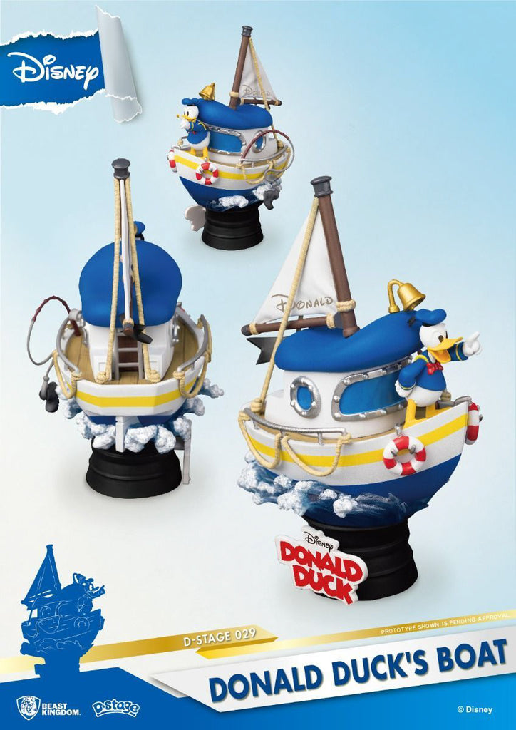 Estátua Barco Pato Donald - Disney - D-Stage - Beast Kingdom