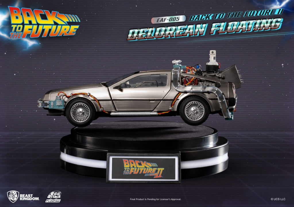 Figura DeLorean Floating - Back to the Future II - Egg Attack - Beast Kingdom