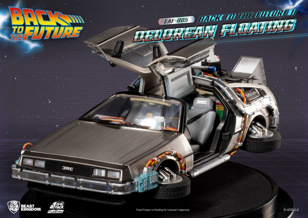 Figura DeLorean Floating - Back to the Future II - Egg Attack - Beast Kingdom