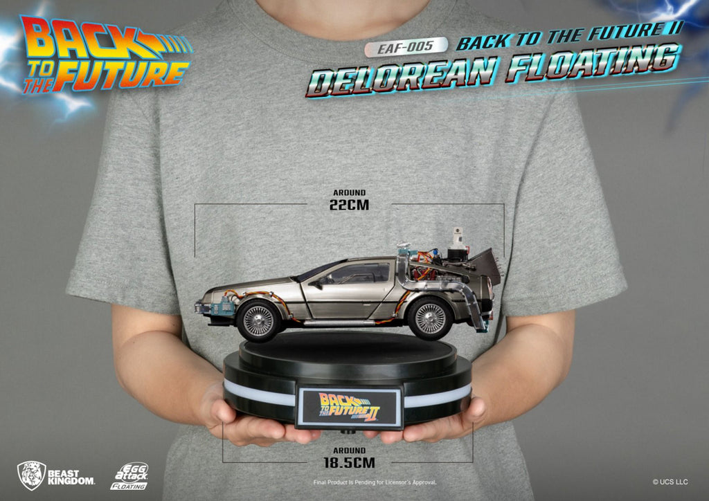 Figura DeLorean Floating - Back to the Future II - Egg Attack - Beast Kingdom